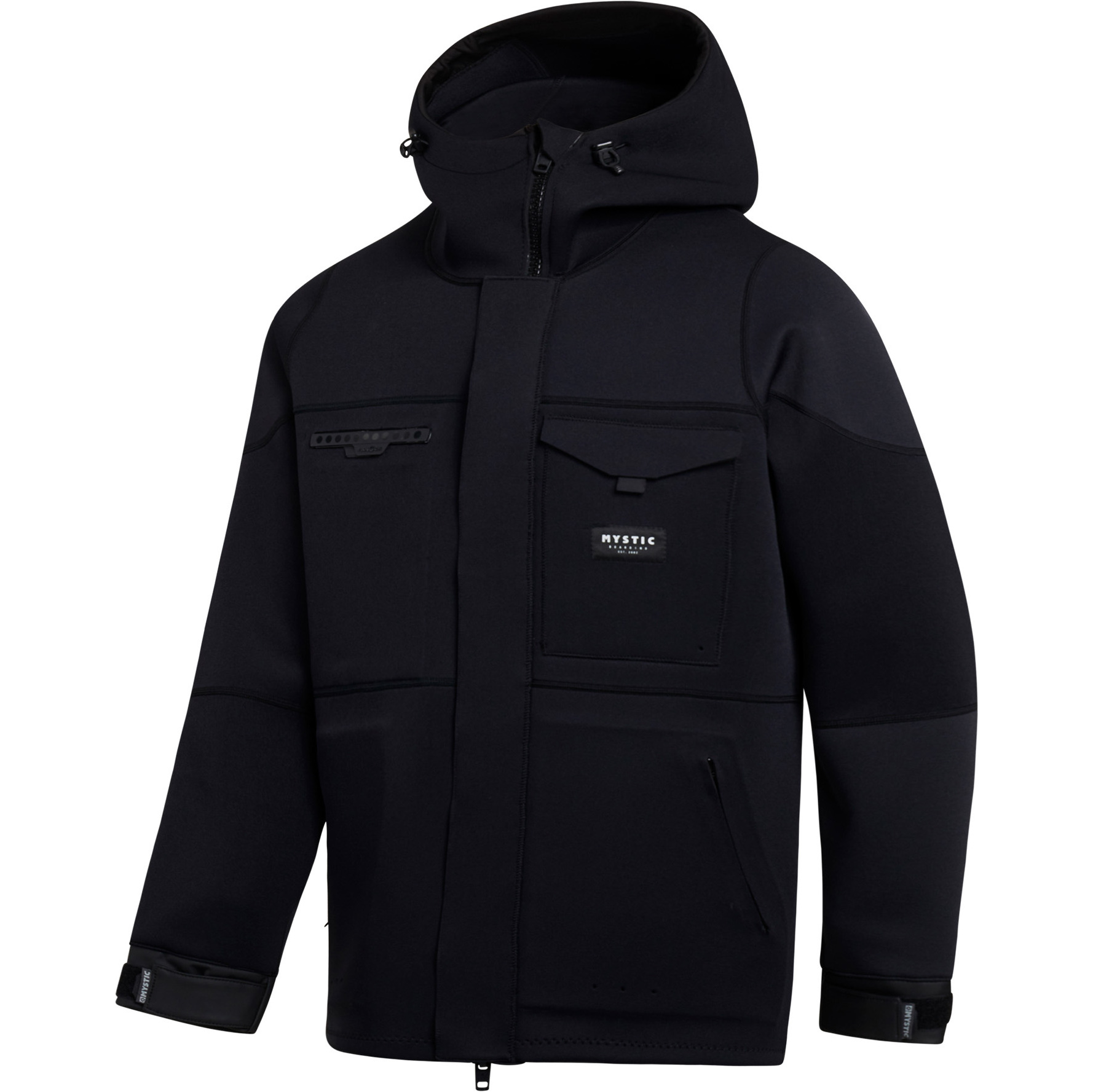 2026 Mystic Mens Vortex Fidlock 3/2mm Neoprene Jacket 35017.230365 - Black